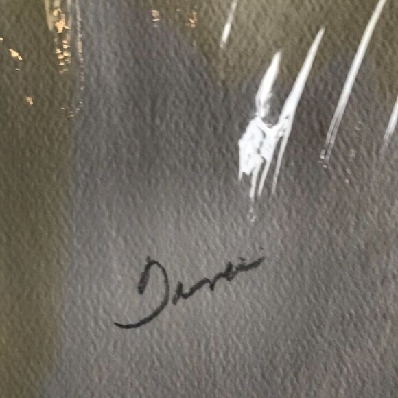 "Peonies in Position" by Tina Smith Seriolithograph Appraised at $350 - Picture 3 of 7